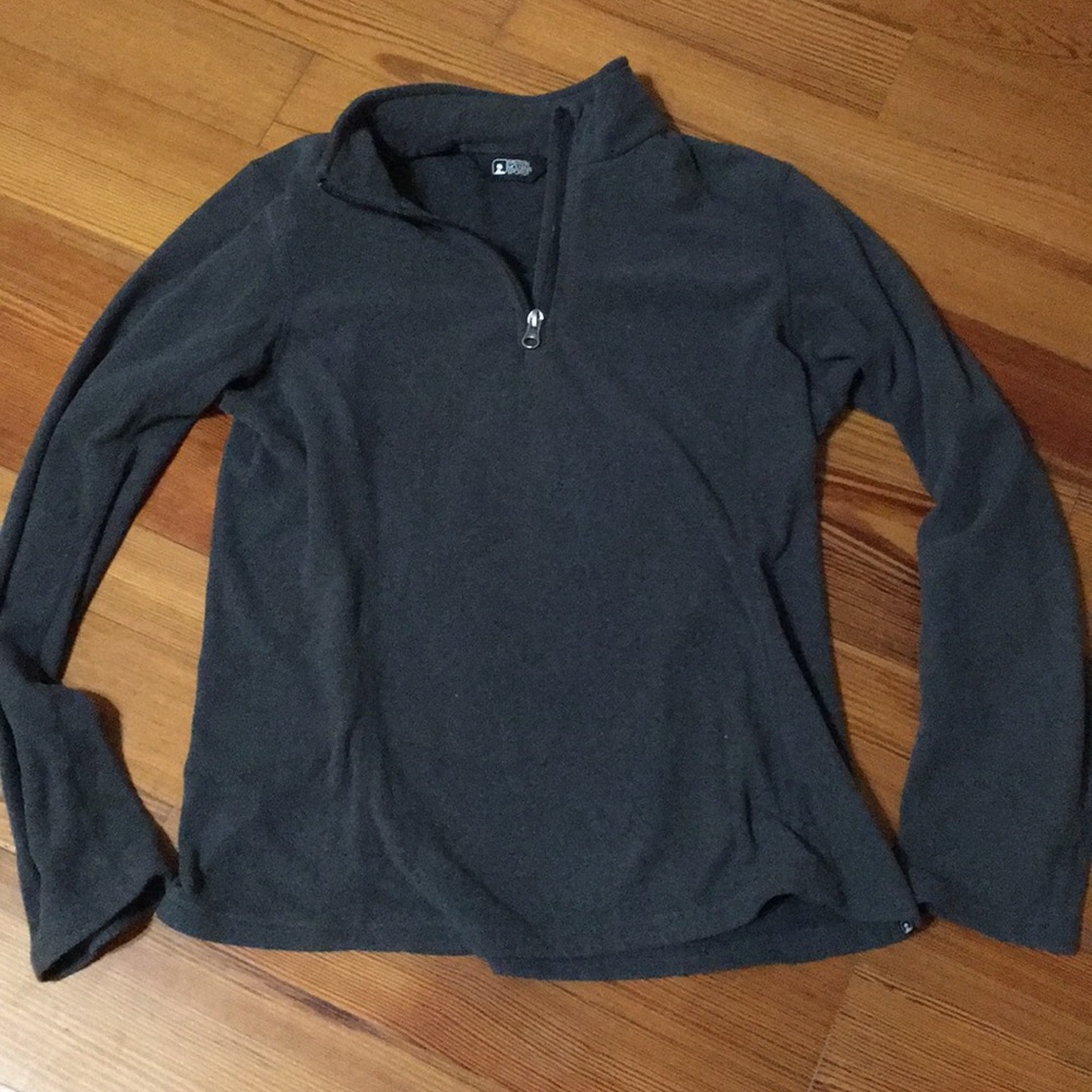 Grey Quarter Zip Fleece. Eastern Mountain Sports